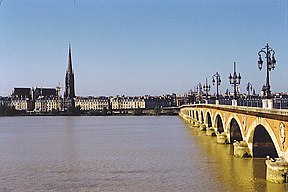 Die Garonne in Bordeaux