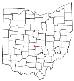 Location of Whitehall, Ohio