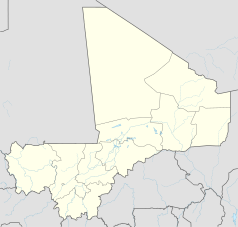 Mapa konturowa Mali