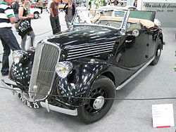 Renault Primaquatre (Type ACL 1) Cabriolet mit Notsitz (1936)