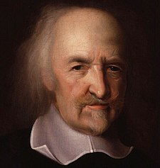 O filosofo anglés Thomas Hobbes, en un retrato de John Michael Wright.