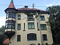 Böcklinstraße 57, Beispiel einer um 1900 entstandenen Villa mit Heimatstilelementen