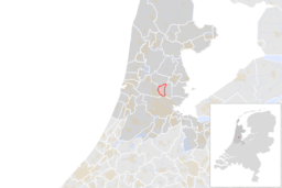 Kommunens läge i provinsen Noord-Holland