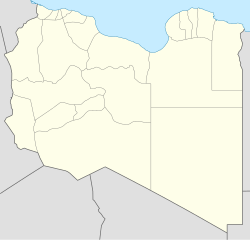 Şurmān trên bản đồ Libya