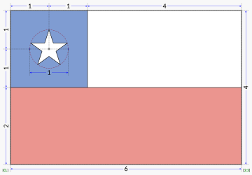 Flag construction sheet