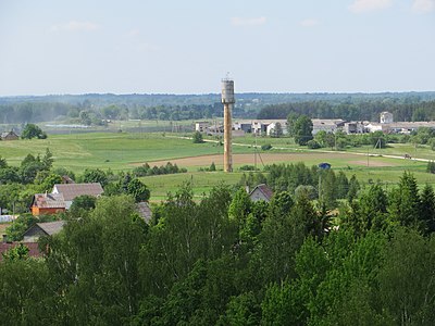 Водонапорная башня и фермы