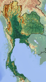 Location map/data/Thailand is located in थाइल्यान्ड