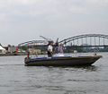 Boot Hessen 401 der Wasserschutzpolizei während der WM 2006 auf dem Main bei Frankfurt