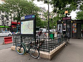 Entrée de la station.