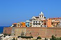 Veduta del centro storico con le mura