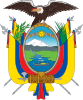 Coat of arms of Ecuador.