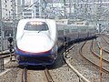 Nagano Shinkansen E2 series "N" set (Set N11) approaching Tokyo, June 2002