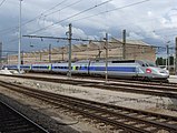 TGV Est-Européen en gare de Luxembourg.