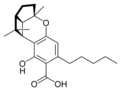 Strukturformel Cannabicyclolsäure A