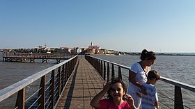 vista di Lesina dal pontile