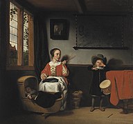 Nicolaes Maes: Der unartige Trommler