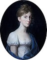 Ida van Saksen-Meiningen in 1808 (Schilderij: Johann Heinrich Schröder) geboren op 25 juni 1794