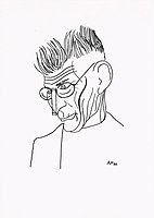 Adolf Hoffmeister, Samuel Beckett, 1970