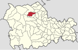 Location in Neamț County