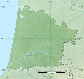 Voir sur la carte topographique des Landes