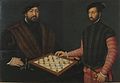 Image 38Antonis Mor, 1549, Von Sachsen vs. a Spaniard (from Chess in the arts)