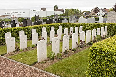 Le Caestre Communal Cemetery.