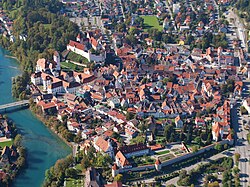 Aerial view of Füssen