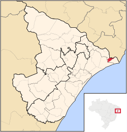 Location in Sergipe state