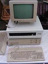 パソコンRobotron A 7100とEC 1834 (IBM XTの互換機)（1986年）