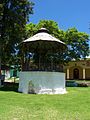 Quiosco de pueblo indígena. San Juan Achiutla, Oaxaca, México.