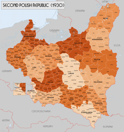 Administrative divisions of the Second Polish Republic in 1930