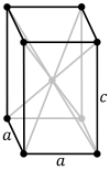 Body-centered tetragonal