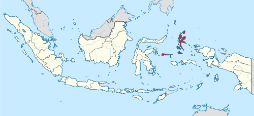 Wawidangan Maluku Utara ring Indonésia