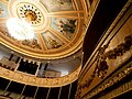 Salle du Théâtre et plafond peint par Georges Levreau (1888)