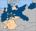 Fristaten Preussens utstrekning under Weimarrepublikken