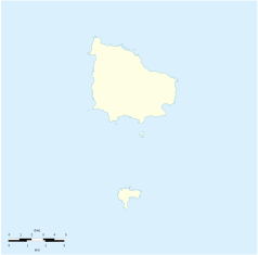 Mapa konturowa Norfolku, w centrum znajduje się punkt z opisem „Kingston”