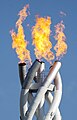 Olympic cauldron at Turin 2006.