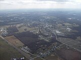 Georgetown's north side from the air.