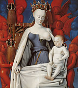 Díptico de Melun de Jean Fouquet (1450).