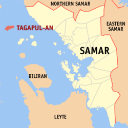 Mapa ning Samar ampong Tagapul-an ilage