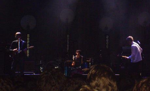 The Rascals performing at the Cardiff International Arena in June 2007.