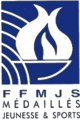 Logo intitulé "FFMJS - Médailles Jeunesse & Sports"