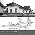 Stasiun Tanjung Balai Tahun 1952