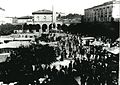 Mercato in piazza Arnolfo anni '30 del XX secolo