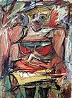 Willem de Kooning, 1952–1953, figurativni apstraktni ekspresionizam