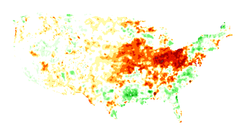 Total Soil Moisture Anomaly Mosaic