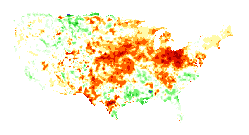 Total Soil Moisture Anomaly NOAH