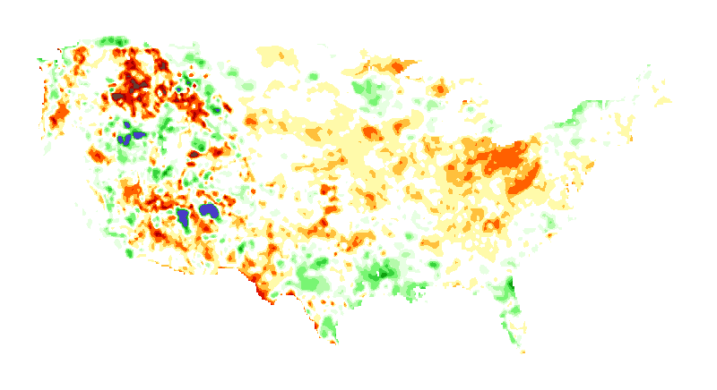 Total Soil Moisture Anomaly VIC