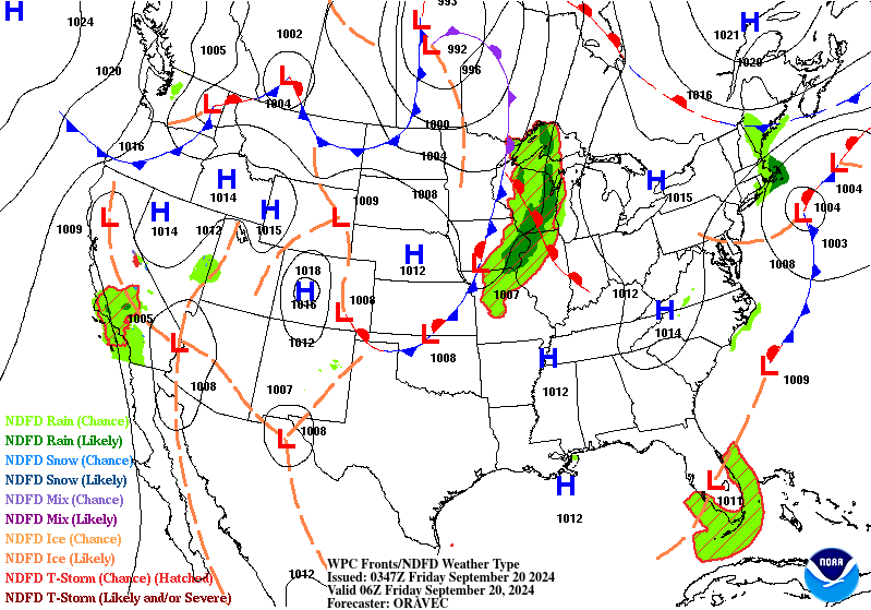 Forecast valid Friday 06Z