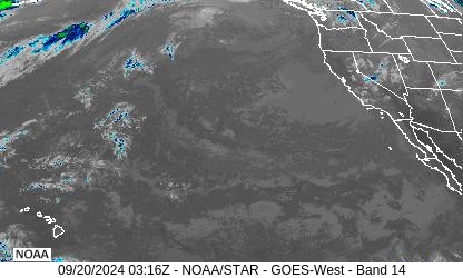 West Coast Infrared Satellite